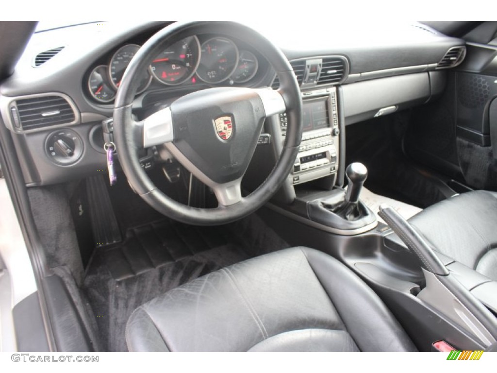 2007 911 Carrera Coupe - Arctic Silver Metallic / Black photo #16