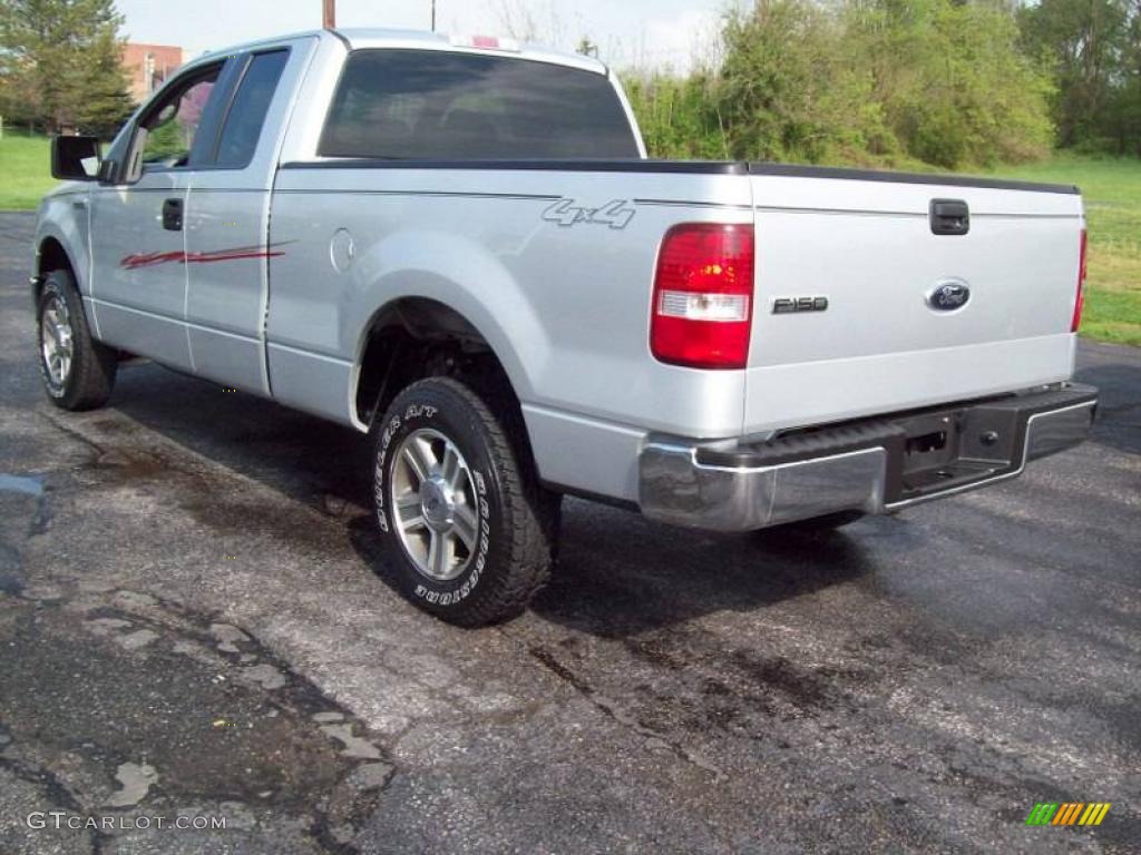 2006 F150 XLT SuperCab 4x4 - Silver Metallic / Medium Flint photo #4