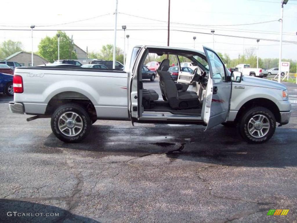 2006 F150 XLT SuperCab 4x4 - Silver Metallic / Medium Flint photo #5