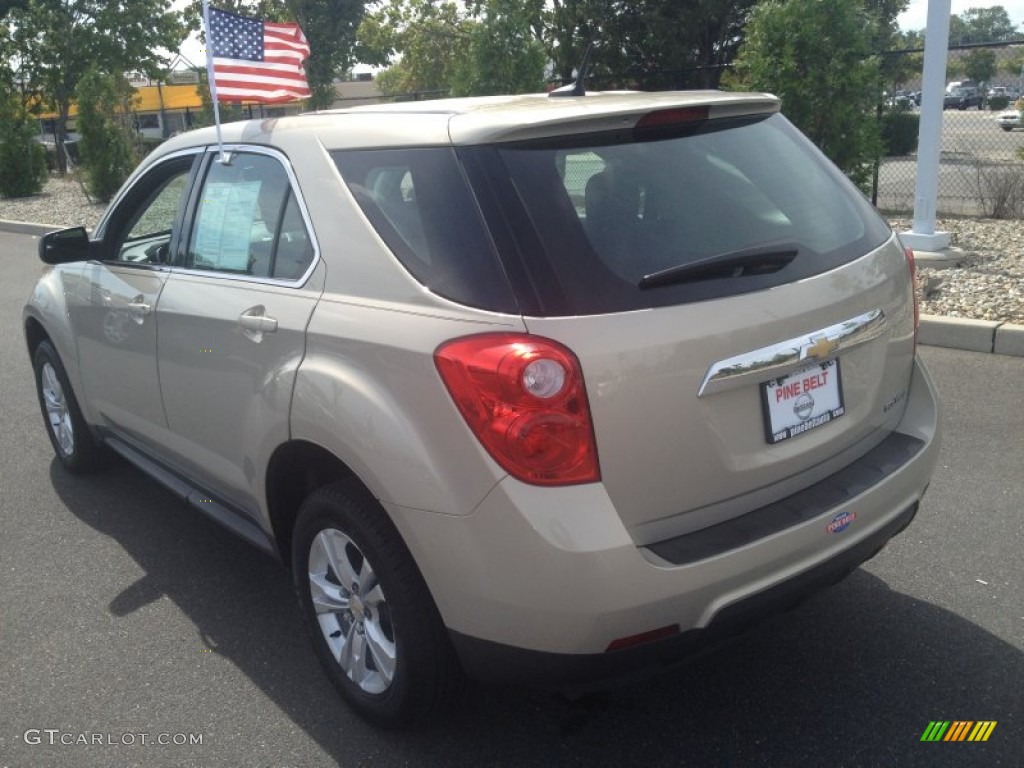 2012 Equinox LS - Gold Mist Metallic / Jet Black photo #5