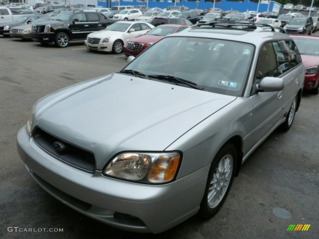 2003 Legacy L Wagon - Titanium Pearl / Gray photo #3