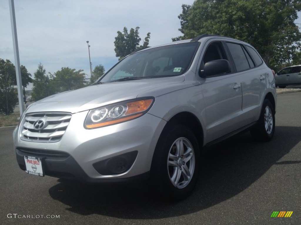 2011 Santa Fe GLS - Moonstone Silver / Gray photo #1