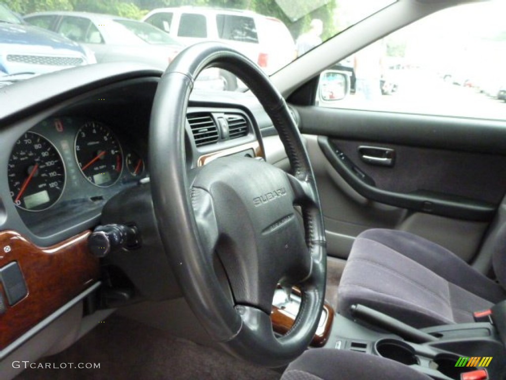 2003 Legacy L Wagon - Titanium Pearl / Gray photo #17