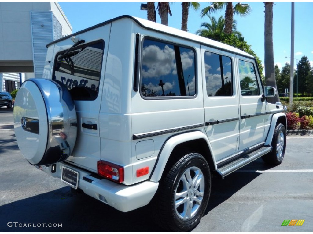 2013 G 550 - Arctic White / Chestnut/Black photo #7