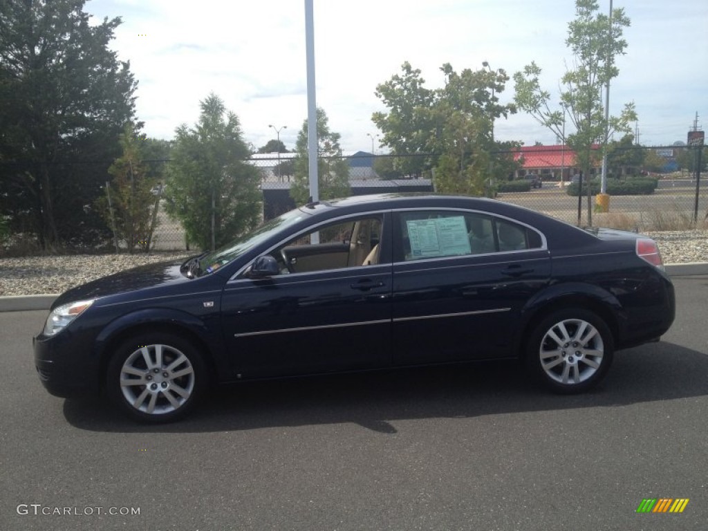 2008 Aura XE 3.5 - Deep Blue / Tan photo #4