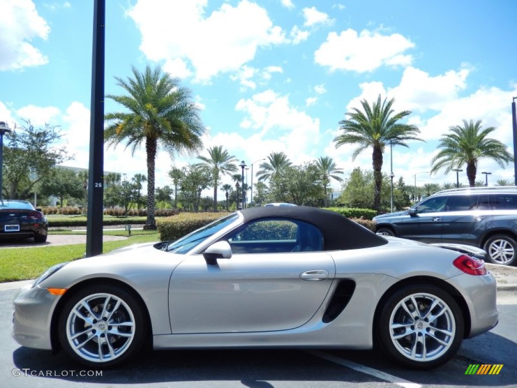 Platinum Silver Metallic 2013 Porsche Boxster Standard Boxster Model Exterior Photo #85575752