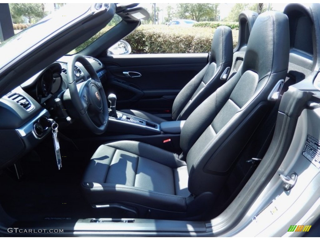 Black Interior 2013 Porsche Boxster Standard Boxster Model Photo #85576040