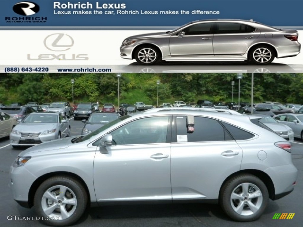 Silver Lining Metallic Lexus RX