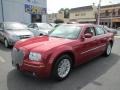 2008 Inferno Red Crystal Pearl Chrysler 300 Touring  photo #3