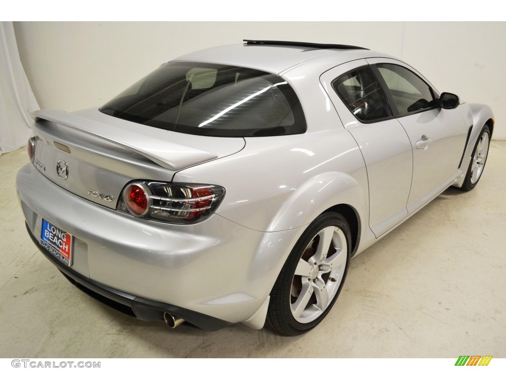 2004 RX-8  - Sunlight Silver Metallic / Black photo #5