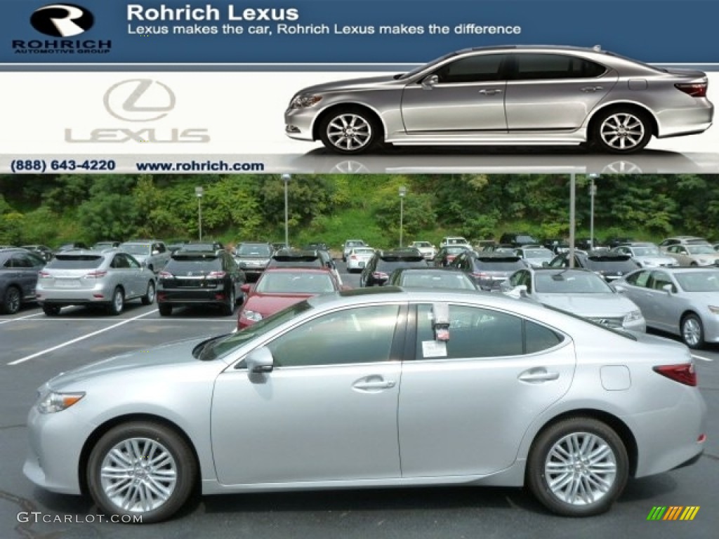 2013 ES 350 - Silver Lining Metallic / Black photo #1