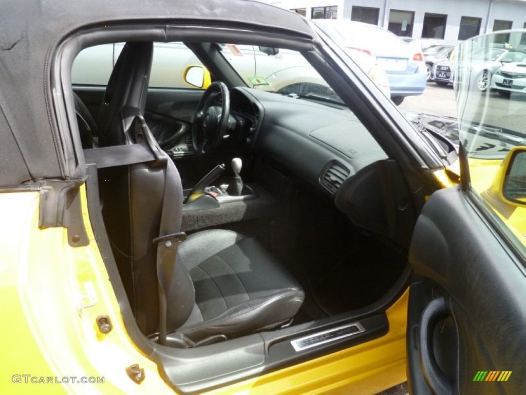 2001 S2000 Roadster - Spa Yellow / Black photo #4