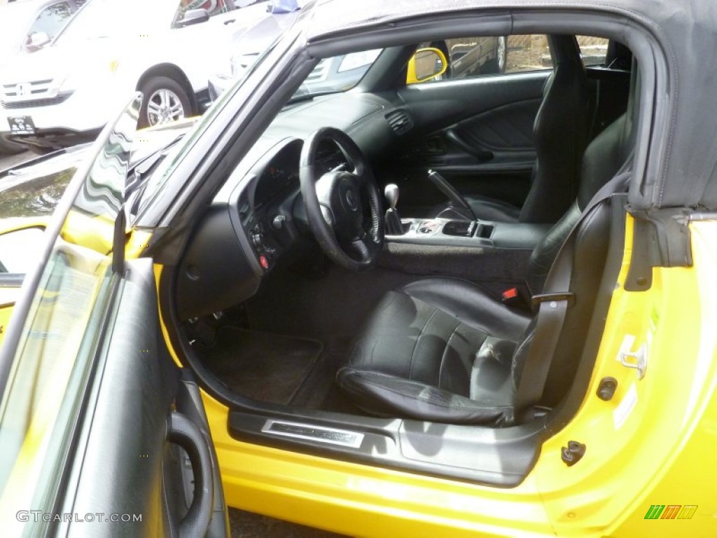 2001 S2000 Roadster - Spa Yellow / Black photo #6