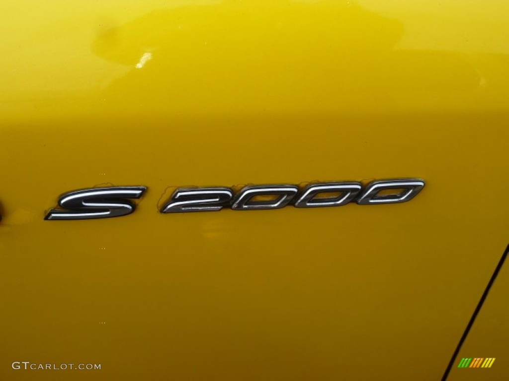 2001 S2000 Roadster - Spa Yellow / Black photo #10