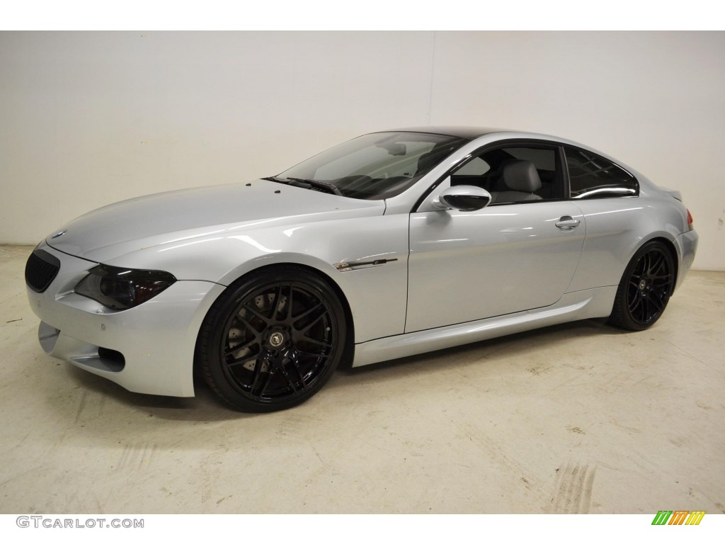 2006 M6 Coupe - Silverstone Metallic / Silverstone photo #8