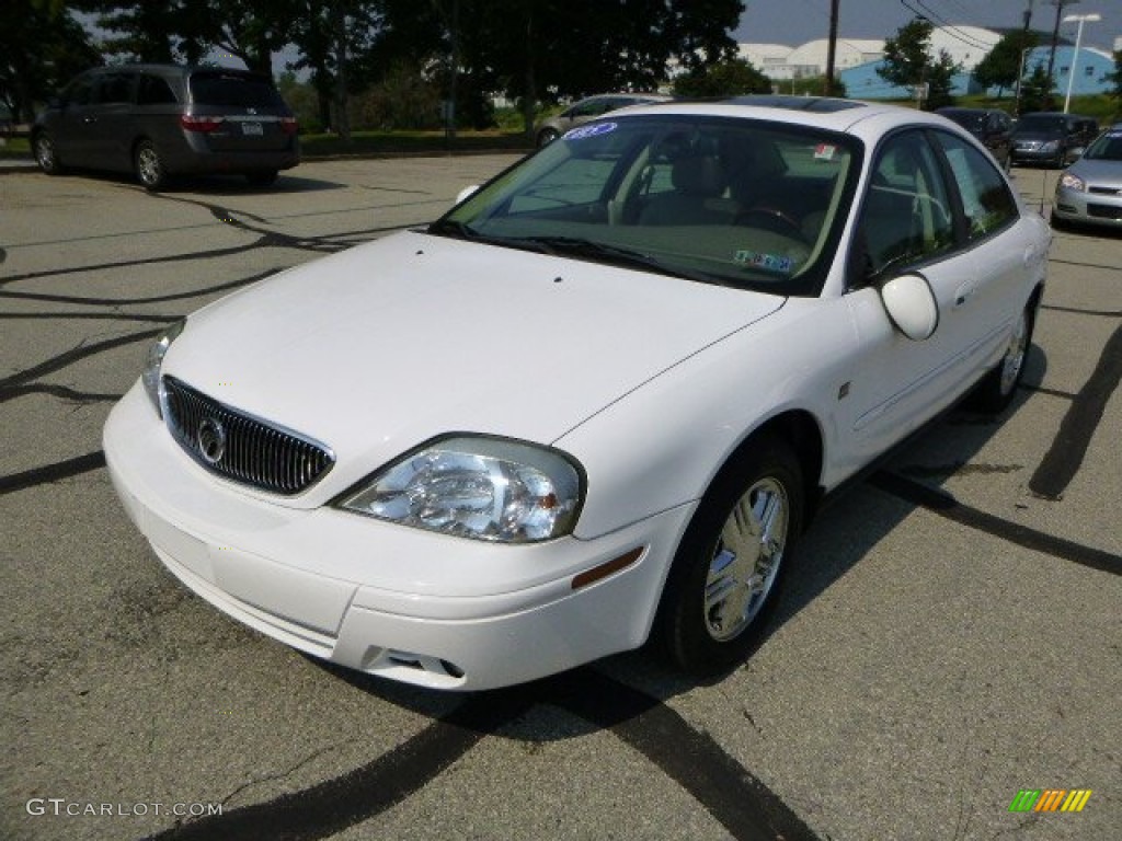 2005 Sable LS Sedan - Vibrant White / Medium Parchment photo #7