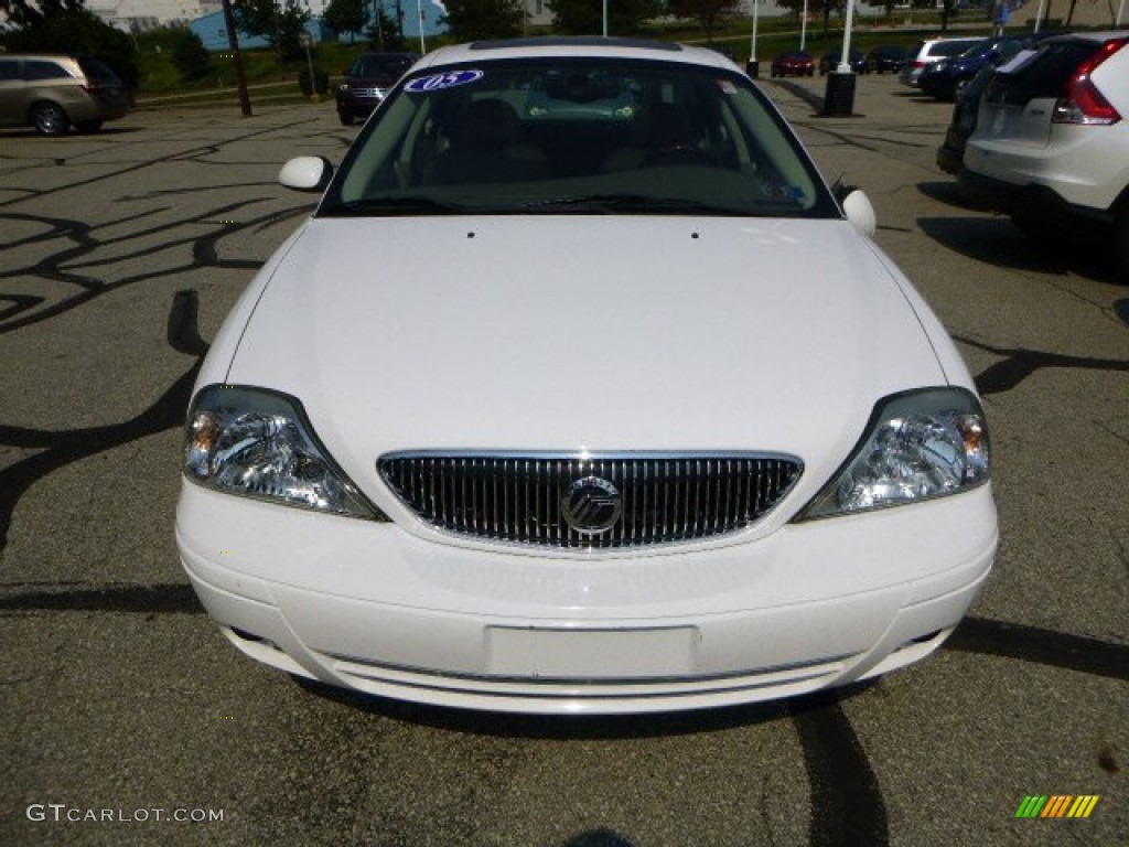 2005 Sable LS Sedan - Vibrant White / Medium Parchment photo #8
