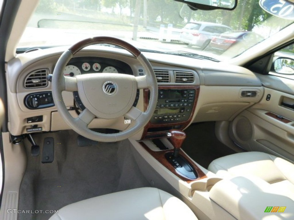 2005 Sable LS Sedan - Vibrant White / Medium Parchment photo #12