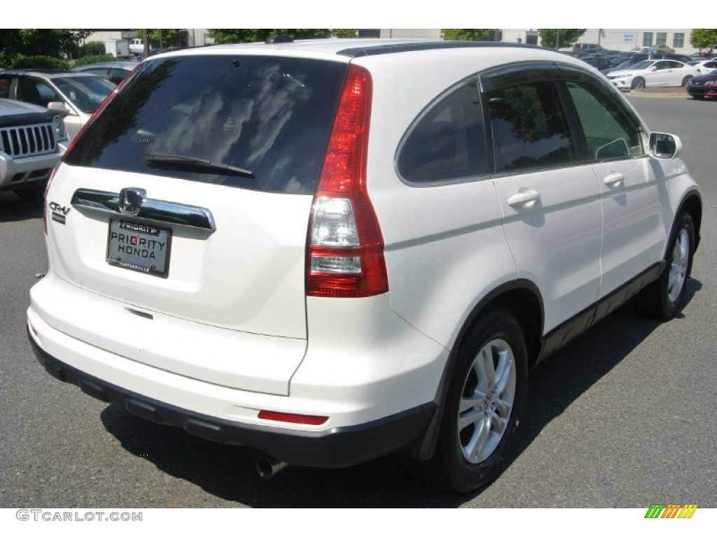 2011 CR-V EX-L - Taffeta White / Gray photo #5