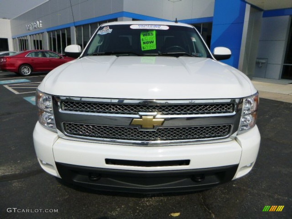 2009 Silverado 1500 LTZ Crew Cab 4x4 - Summit White / Ebony photo #8