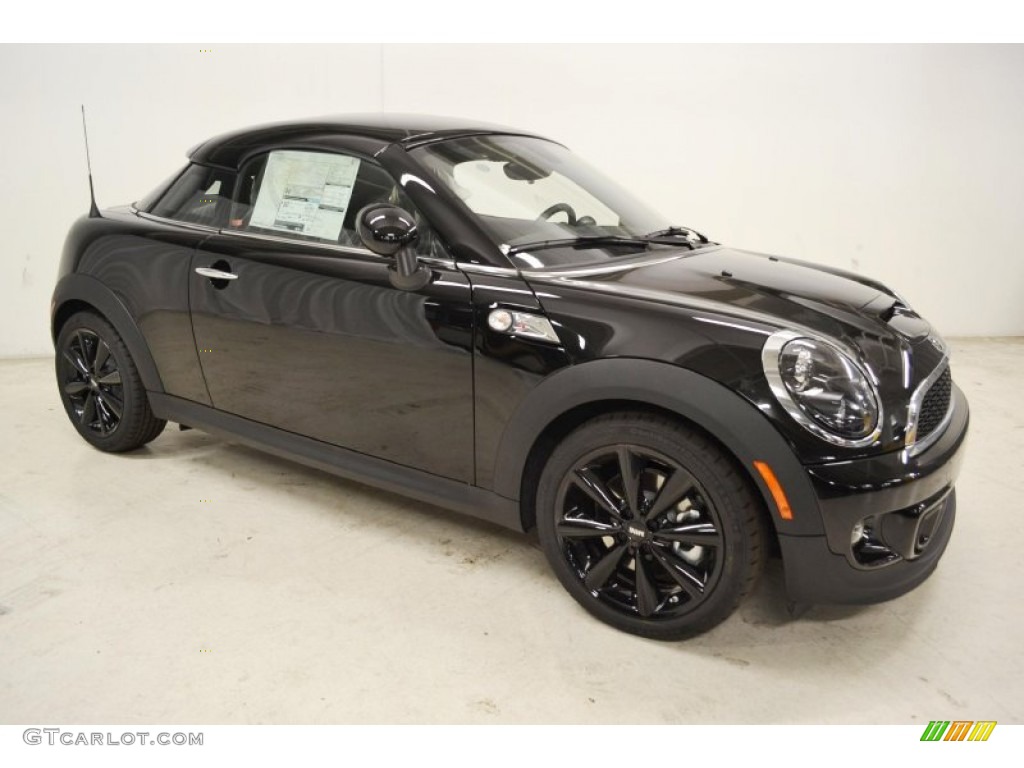 Midnight Black Metallic 2014 Mini Cooper S Coupe Exterior Photo #85582580