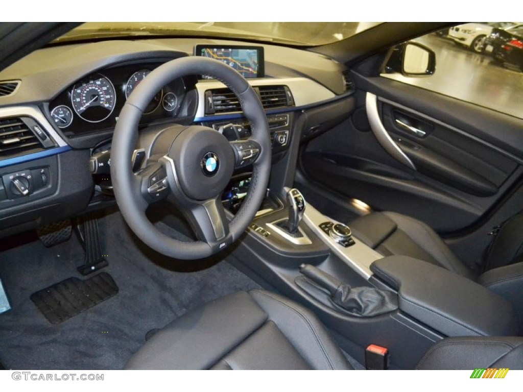 Black Interior 2014 BMW 3 Series 328d Sedan Photo #85583162