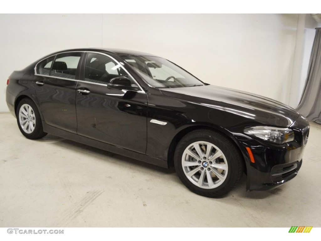 Jet Black 2014 BMW 5 Series 528i Sedan Exterior Photo #85583582