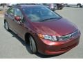 Crimson Pearl - Civic LX Sedan Photo No. 2