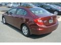 Crimson Pearl - Civic LX Sedan Photo No. 4