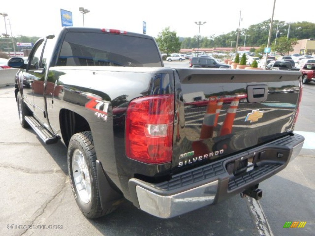 2010 Silverado 1500 LTZ Extended Cab 4x4 - Black / Ebony photo #5