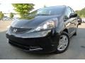 Crystal Black Pearl 2012 Honda Fit Standard Fit Model Exterior