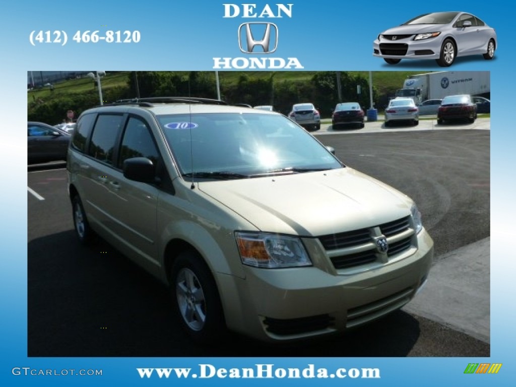 2010 Grand Caravan SE Hero - White Gold Pearl / Dark Slate Gray/Light Shale photo #1