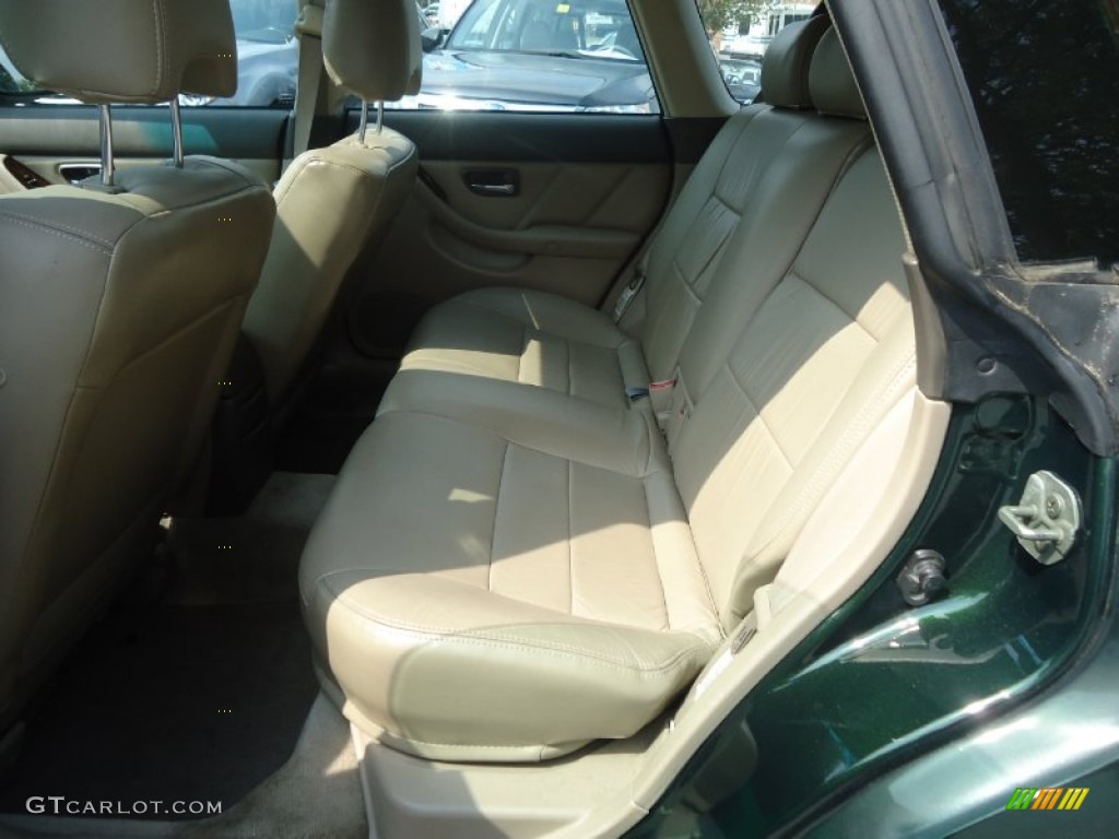 2000 Outback Limited Wagon - Timberline Green Pearl / Beige photo #13