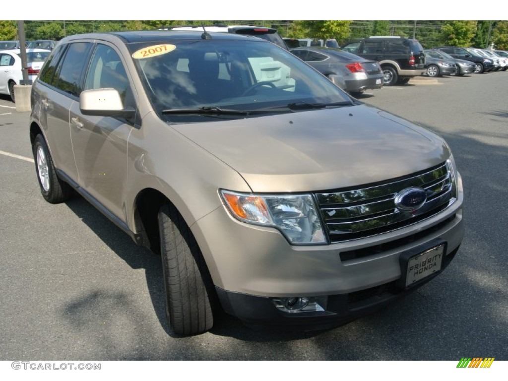 2007 Edge SEL AWD - Dune Pearl Metallic / Charcoal Black photo #2