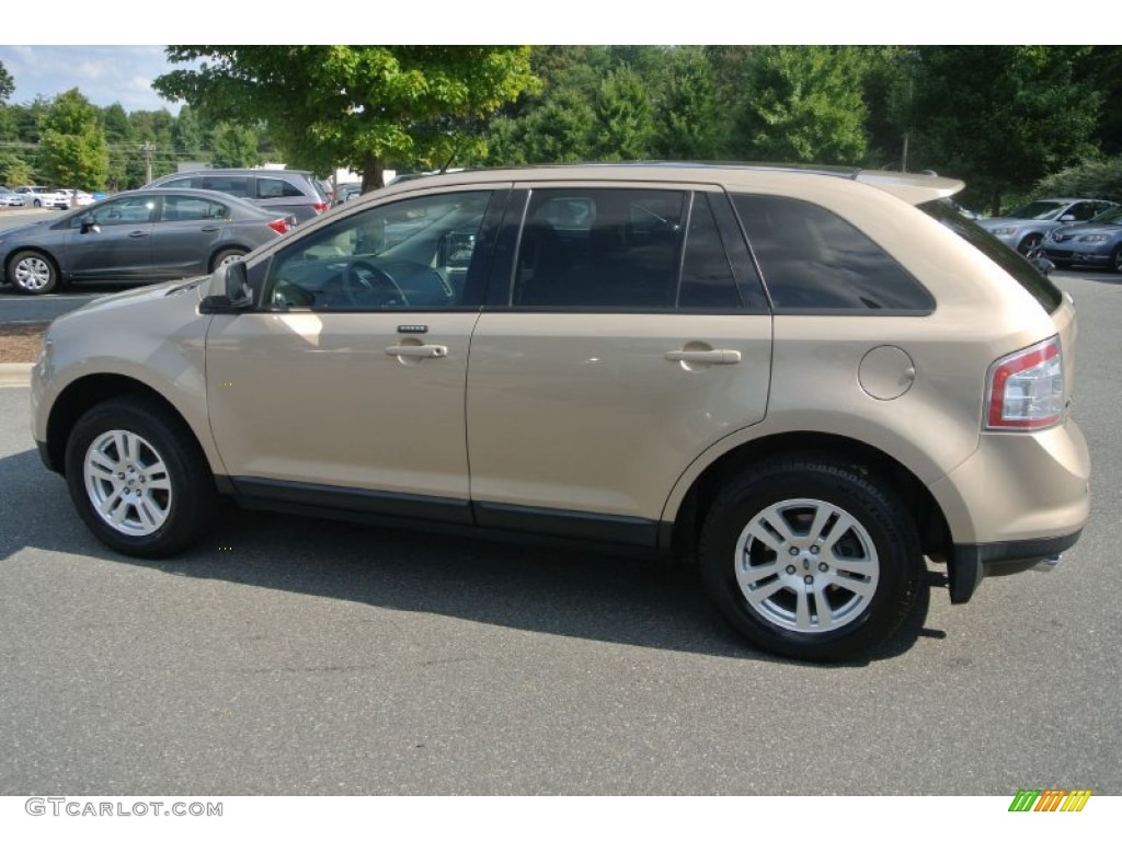 2007 Edge SEL AWD - Dune Pearl Metallic / Charcoal Black photo #3