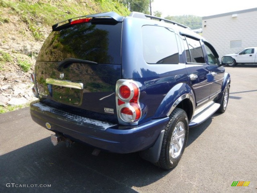 2004 Durango Limited 4x4 - Patriot Blue Pearl / Medium Slate Gray photo #3