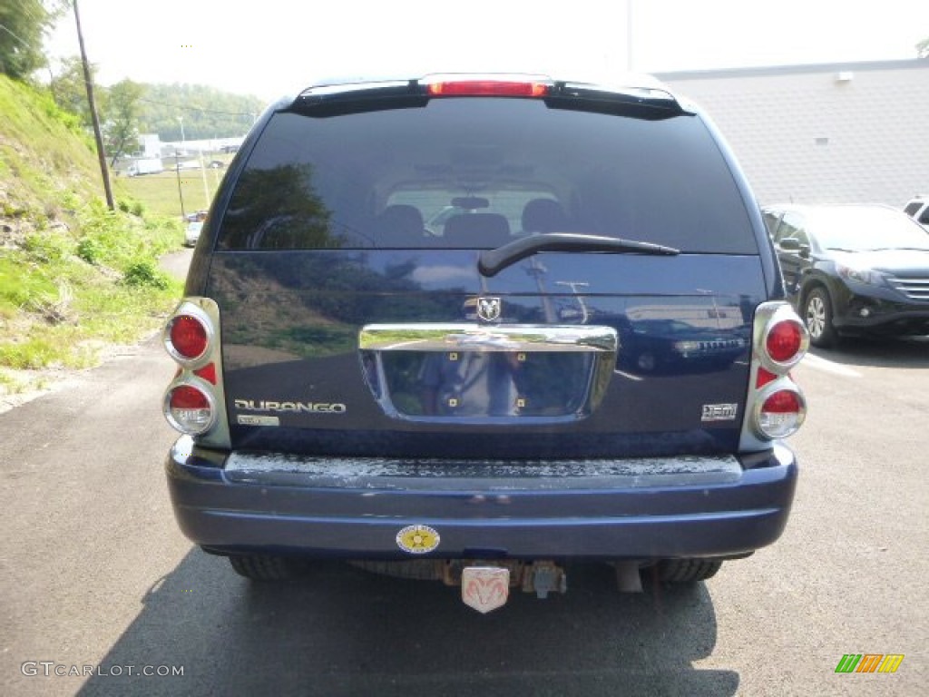 2004 Durango Limited 4x4 - Patriot Blue Pearl / Medium Slate Gray photo #4