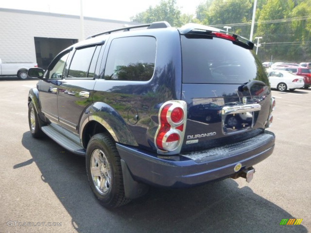 2004 Durango Limited 4x4 - Patriot Blue Pearl / Medium Slate Gray photo #5