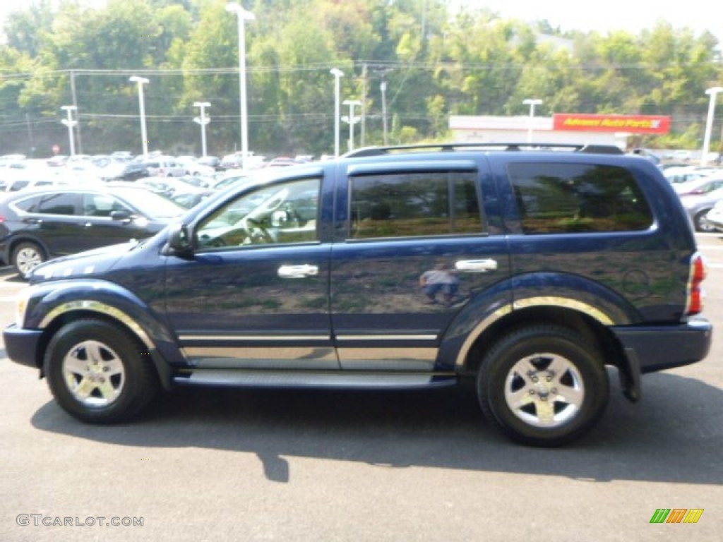 2004 Durango Limited 4x4 - Patriot Blue Pearl / Medium Slate Gray photo #6