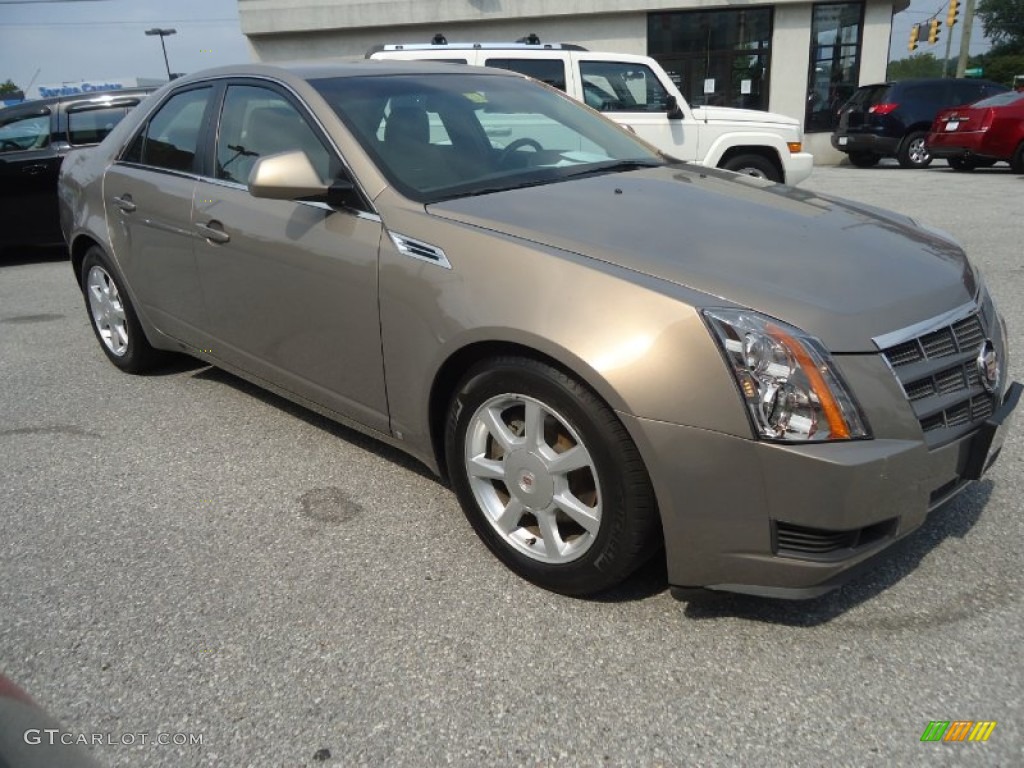 2008 CTS Sedan - Radiant Bronze / Cashmere/Cocoa photo #2