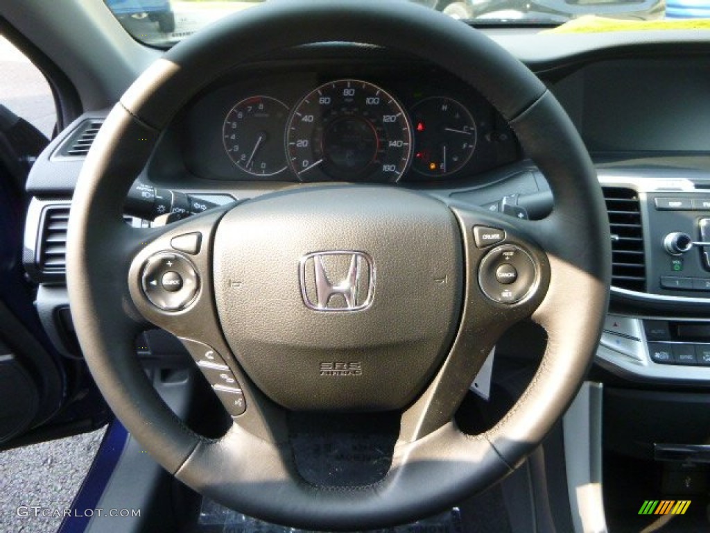 2014 Accord Sport Sedan - Obsidian Blue Pearl / Black photo #17