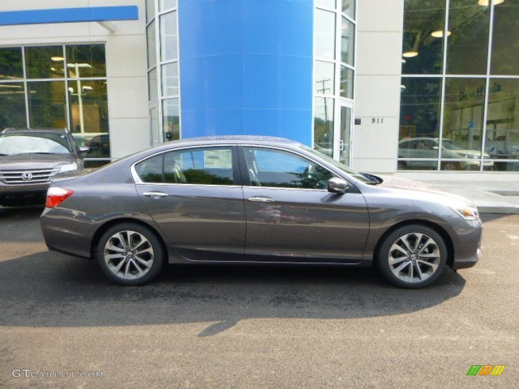 2014 Accord Sport Sedan - Modern Steel Metallic / Black photo #2