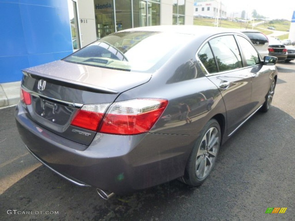 2014 Accord Sport Sedan - Modern Steel Metallic / Black photo #3