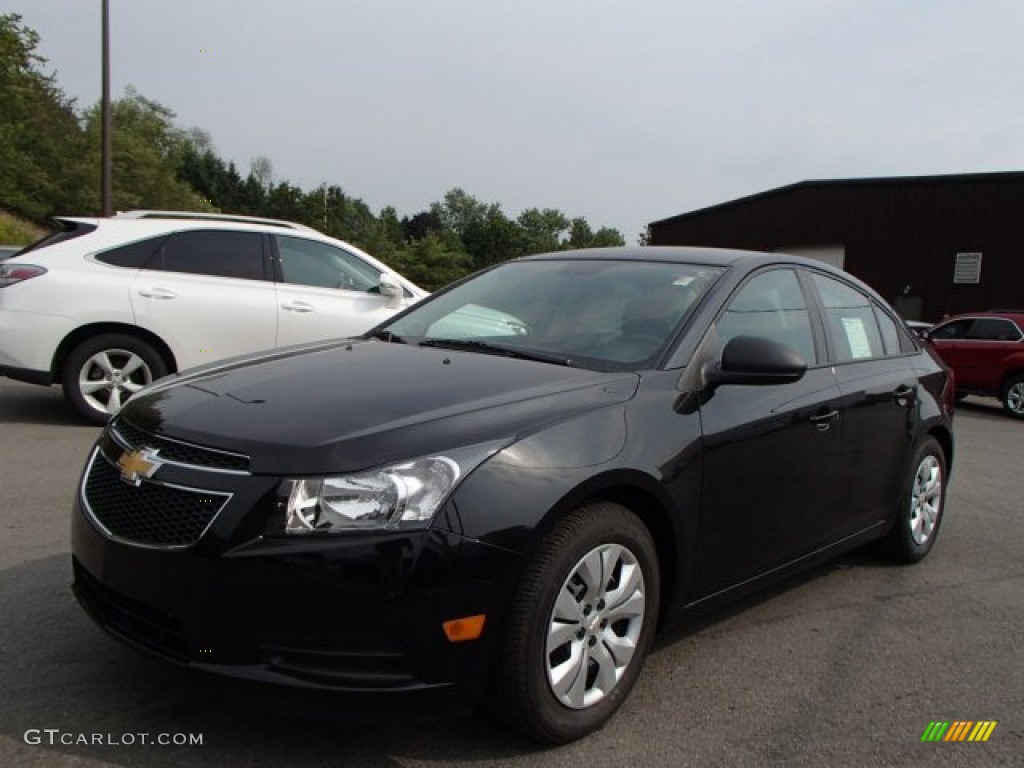2014 Cruze LS - Black Granite Metallic / Jet Black/Medium Titanium photo #1