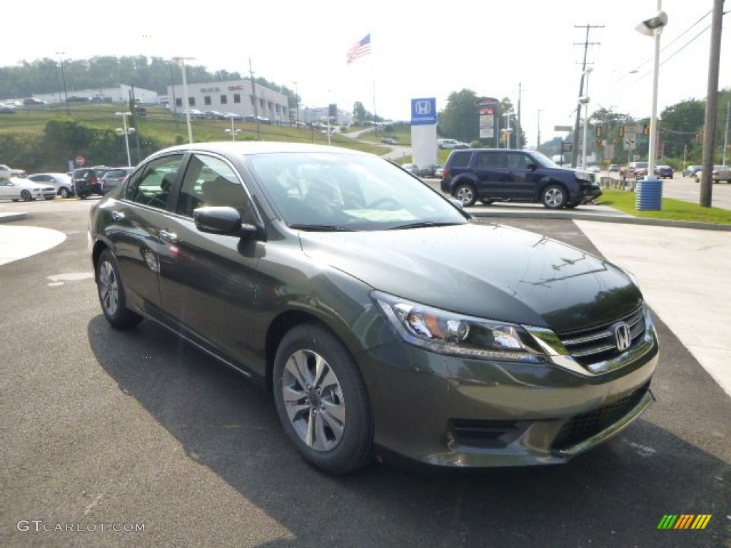 2014 Accord LX Sedan - Hematite Metallic / Black photo #1