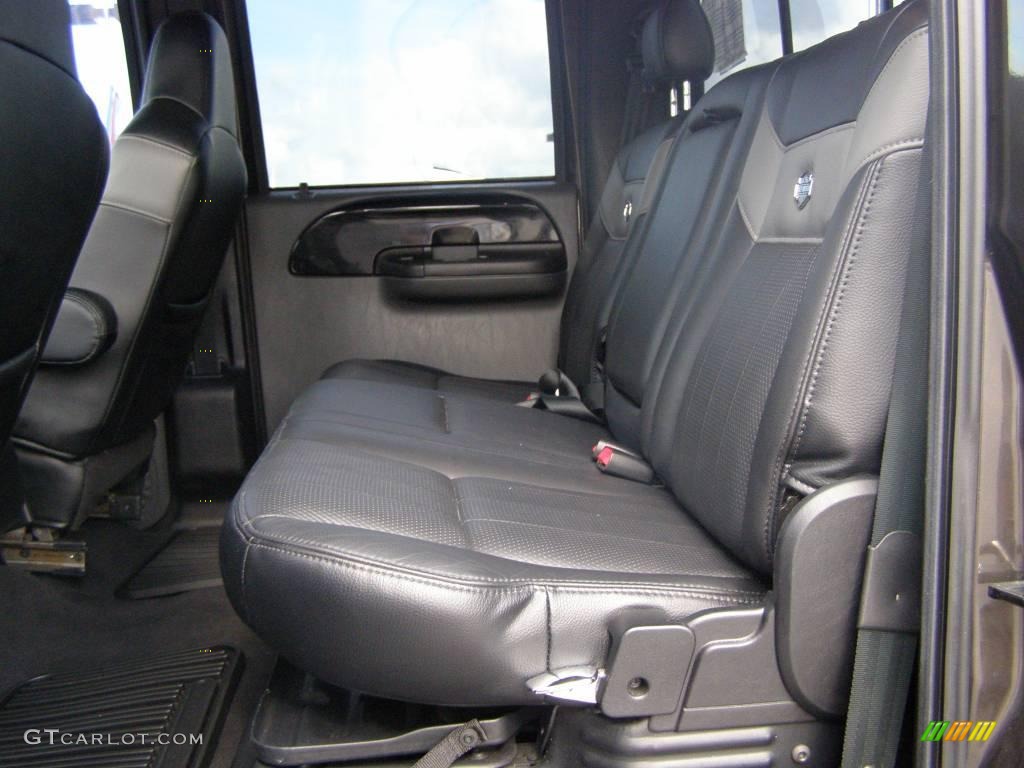 2007 F250 Super Duty Harley Davidson Crew Cab 4x4 - Dark Stone Metallic / Black Leather photo #10