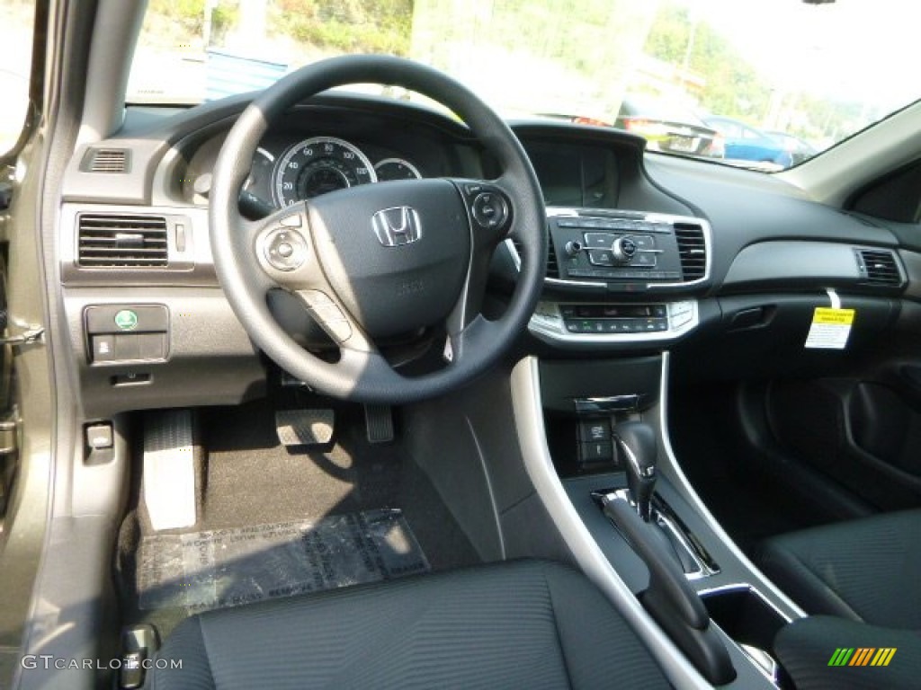 Black Interior 2014 Honda Accord LX Sedan Photo #85587476