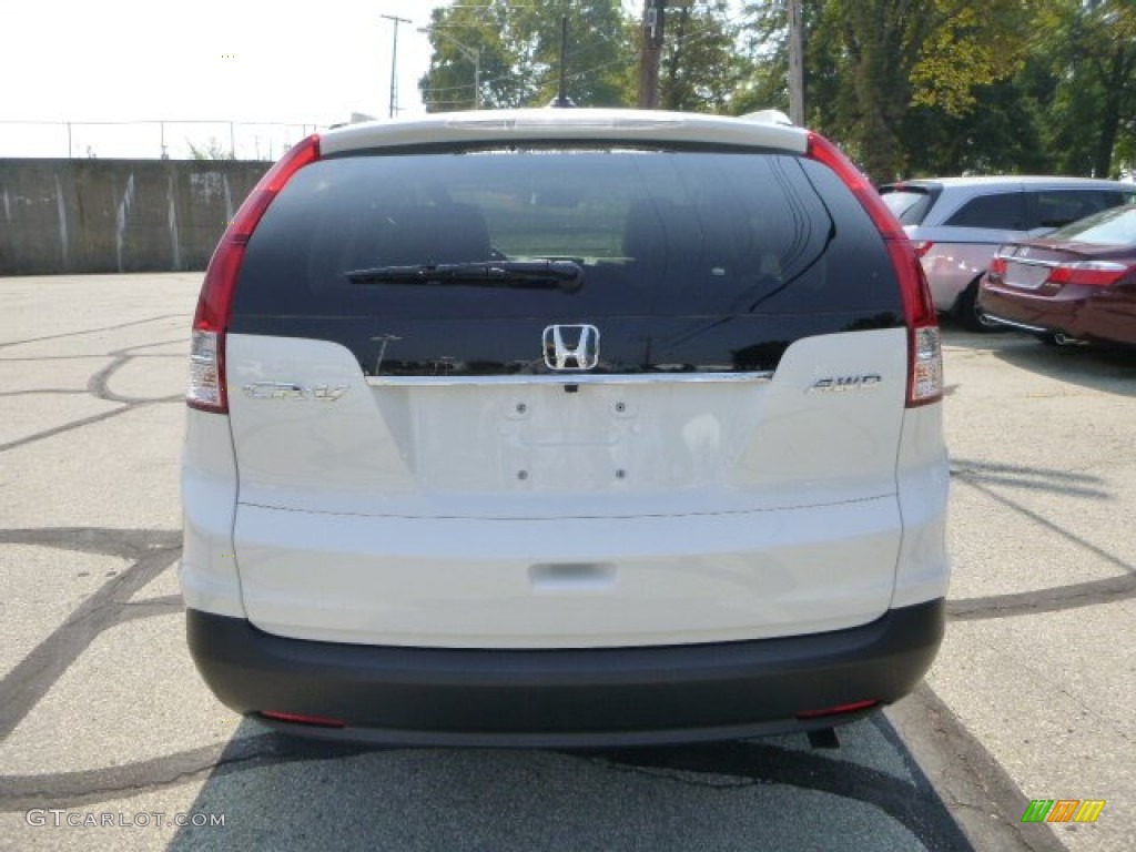 2014 CR-V EX-L AWD - White Diamond Pearl / Beige photo #4