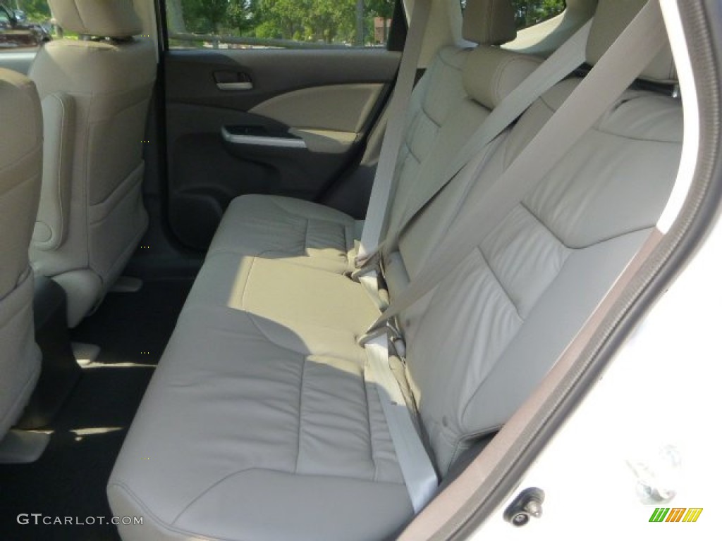 2014 CR-V EX-L AWD - White Diamond Pearl / Beige photo #11