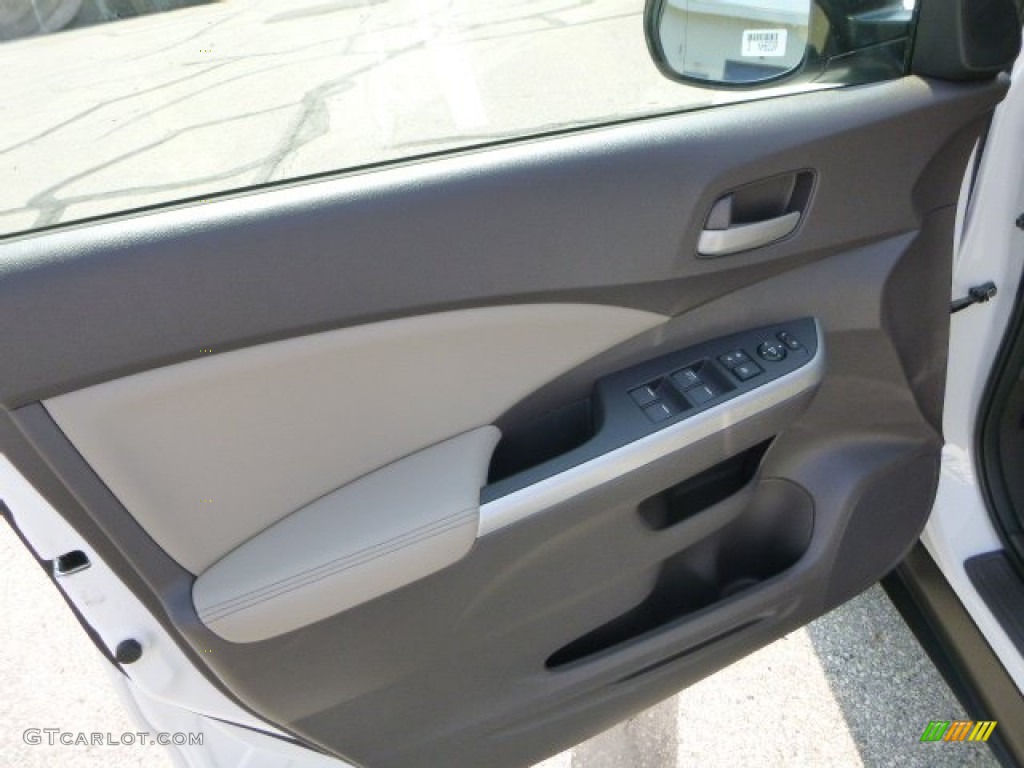 2014 CR-V EX-L AWD - White Diamond Pearl / Beige photo #14